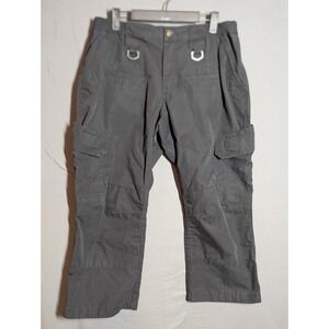 LAPG Women's Tactical Pants‎ Sz 12 Short Black PT-WB1003 Ripstop Utility Cargo